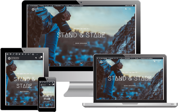 Diwan Photography – Responsive Layout Diwan Photography - Dirk Wandel